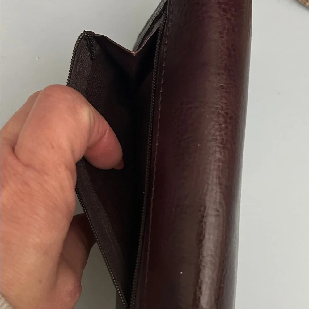 Rolfs Rich Brown/maroon  Leather wallet